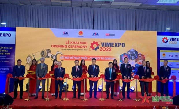 International Supporting Industry and Manufacturing Exhibition kicks off in Hanoi hinh anh 1