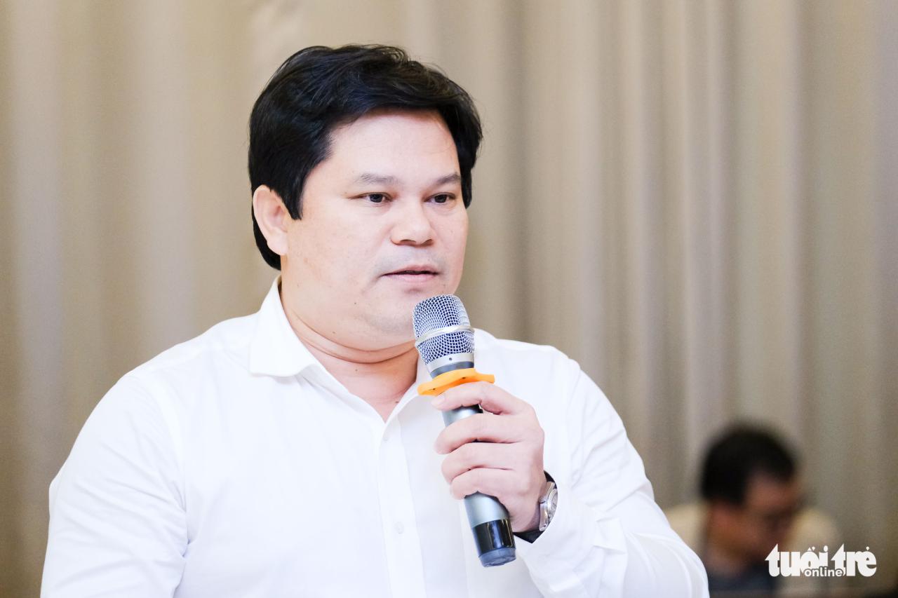 <em>Tran Phuoc Hien, vice-chairman of the People's Committee in Quang Ngai Province, speaks at the seminar. Photo:</em> Tan Luc / Tuoi Tre